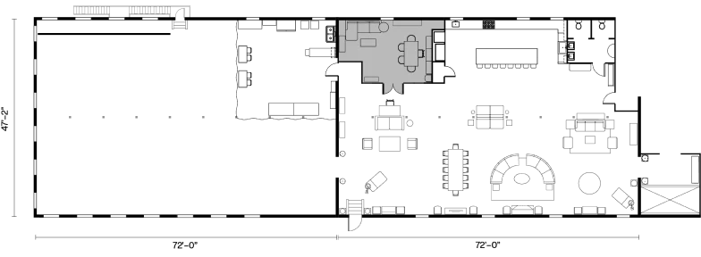 Floorplan of Studio Event